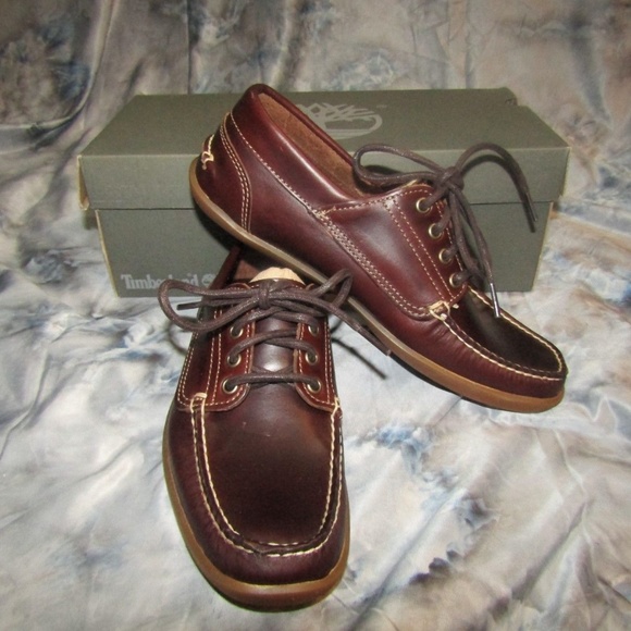 TIMBERLAND Lthr Burgundy Eye Camp Loafers TB0A13JW main image 4